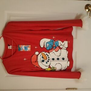 NWT  Smurf Furry Top/Shirt